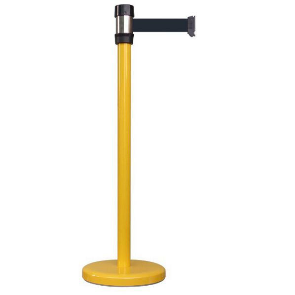 Poteau à sangle jaune 2 mètres