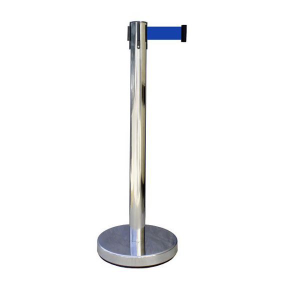 Poteau ? sangle chrome 2 m?tres - Economique