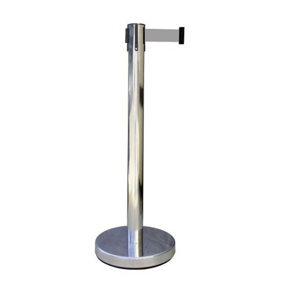 Poteau ? sangle chrome 2 m?tres - Economique