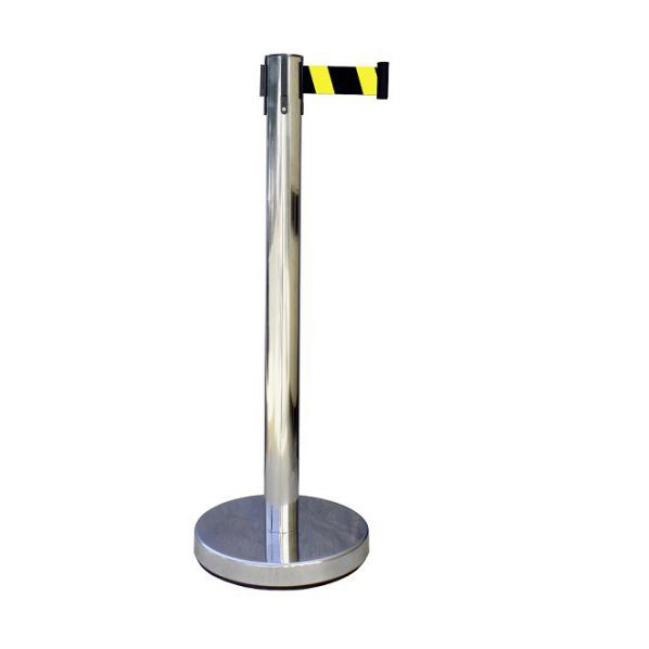 Poteau ? sangle chrome 2 m?tres - Economique