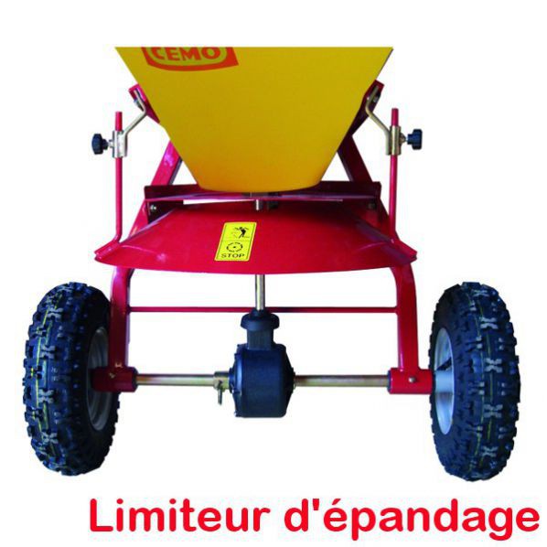 Epandeur à sel grandes surfaces Cemo - 125 litres