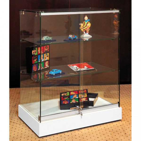 Vitrine d exposition basse