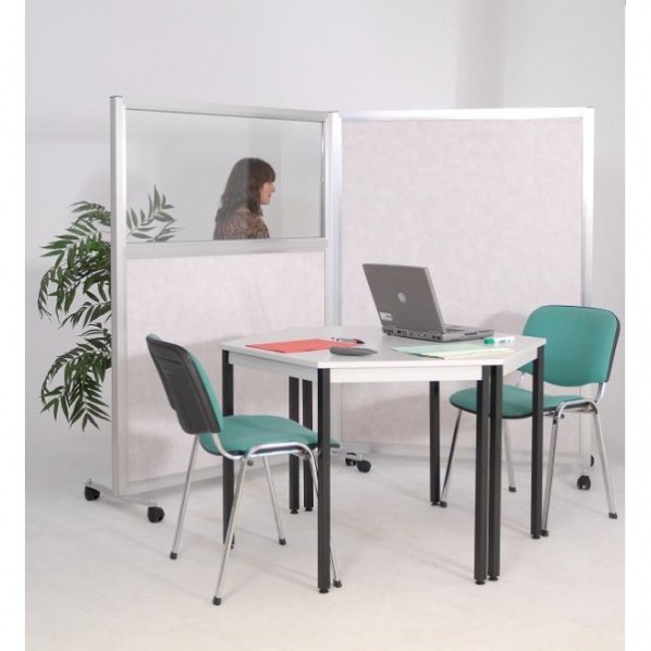 Cloison de bureau pleine hauteur 1600 mm