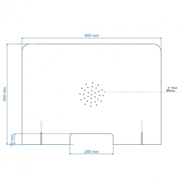 Ecran de protection - grand modele