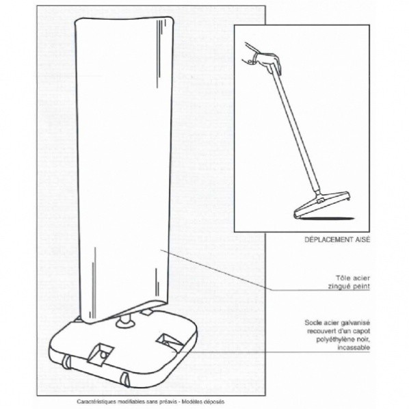 Panneau rotatif personnalisable