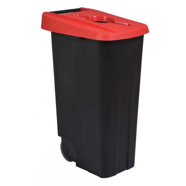 Poubelle de tri mobile 110 litres