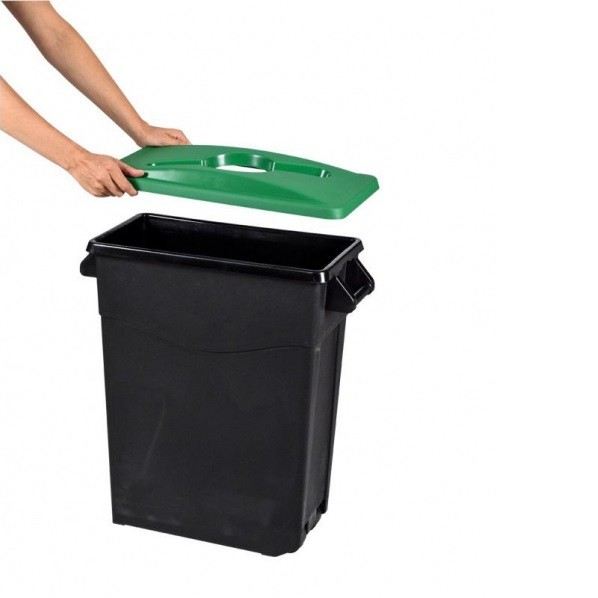 Poubelle de tri mobile 65 litres