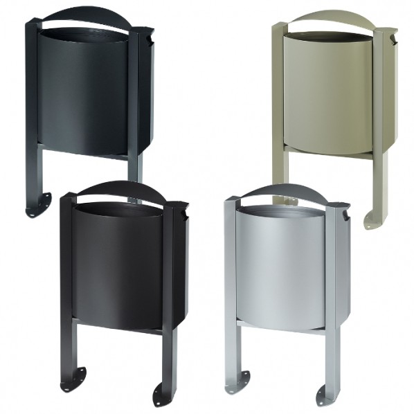 Corbeille sur pied ARKEA 40L - Avec cendrier