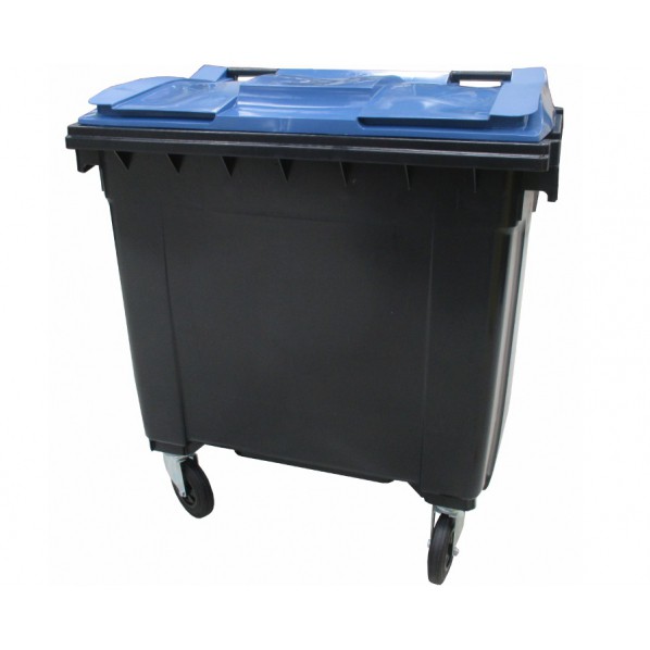 Conteneur poubelle bicolore - 770 litres