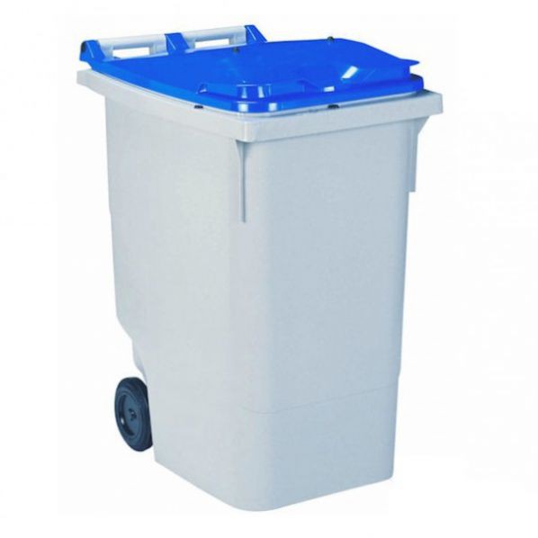 Conteneur poubelle bicolore - 340 litres