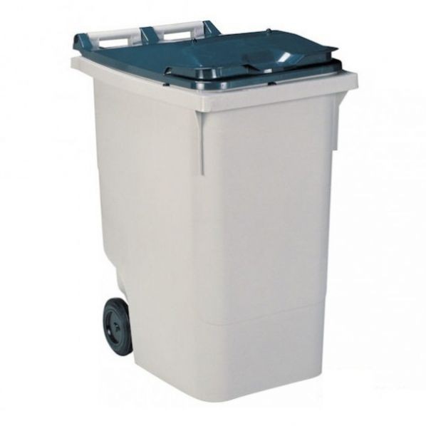 Conteneur poubelle bicolore - 340 litres