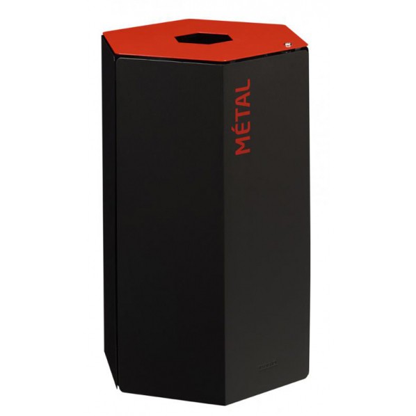 Poubelle de tri selectif 50 litres - Hexatri