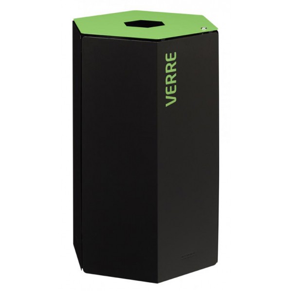 Poubelle de tri selectif 50 litres - Hexatri