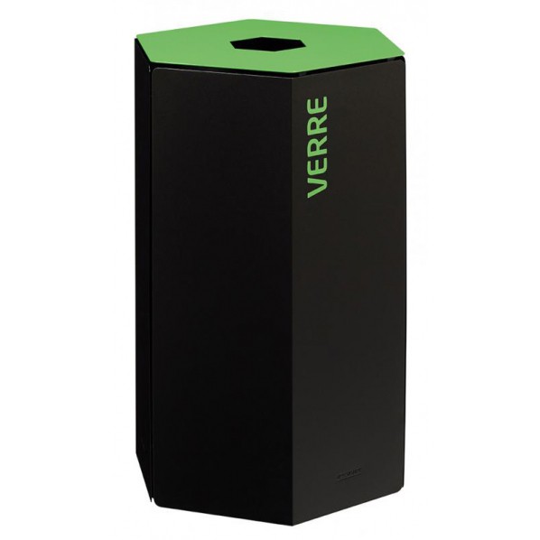 Poubelle de tri selectif 50 litres - Hexatri