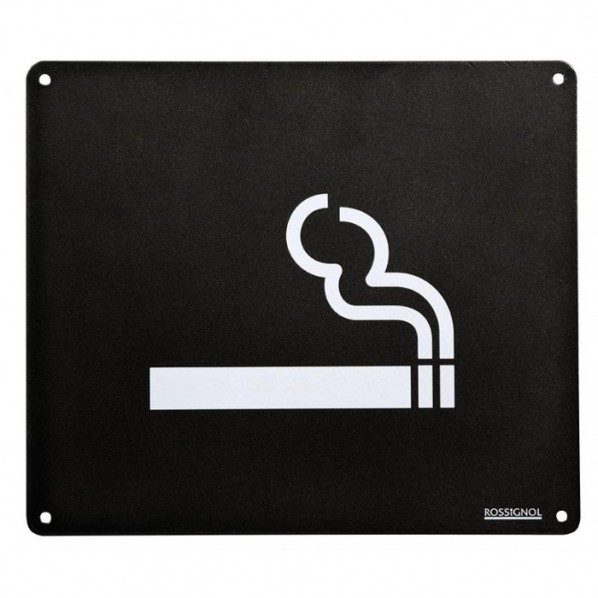Plaque signaletique tri selectif murale