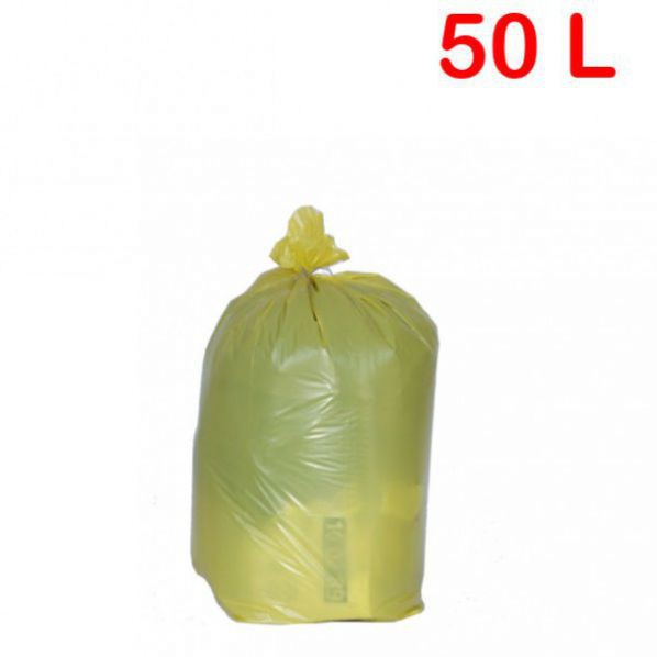 Sac poubelle de couleur a dechets standards 50 litres