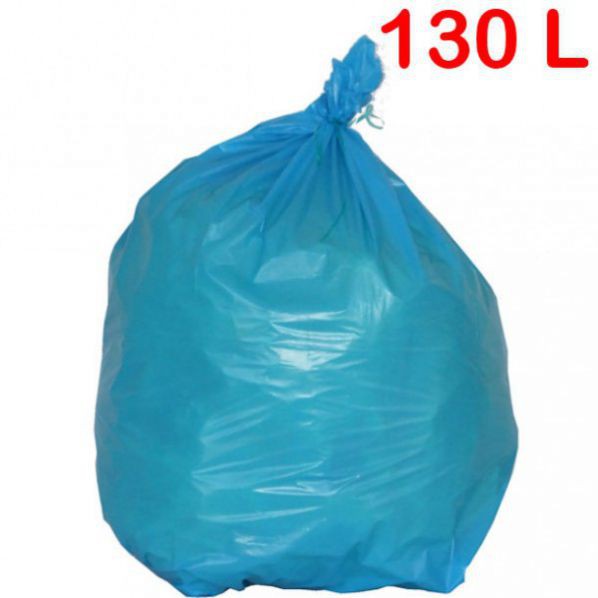 Sac poubelle de couleur à déchets standards 130L