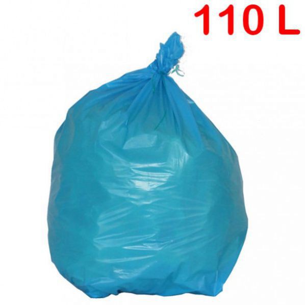 Sac poubelle de couleur à déchets standards 100 litres