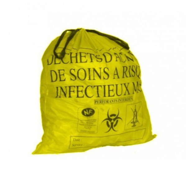 Sac poubelle à déchets infectieux