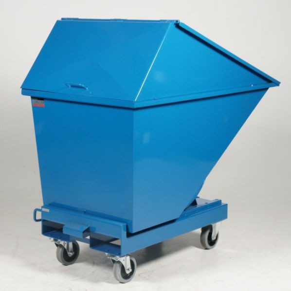 Chariot benne avec couvercle haut 200 a 2700 litres