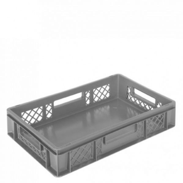 Bac norme europe fond plein parois ajour ees 400 x 600 mm