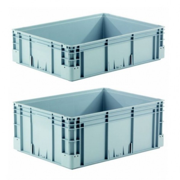Bac norme europe ? poign?es ferm?es 800 x 600 mm