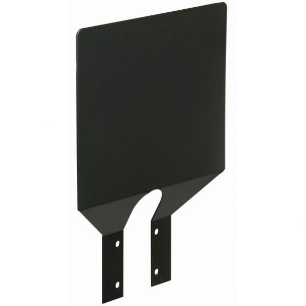 Plaque signaletique neutre pour poubelle