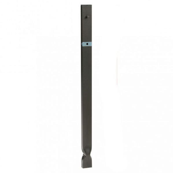 Poteau rectangulaire pour corbeilles pivotantes