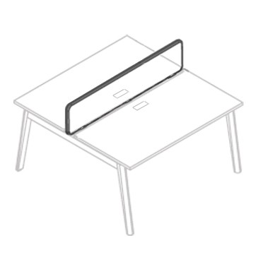 ?cran de s?paration pour bureau NET WOOD