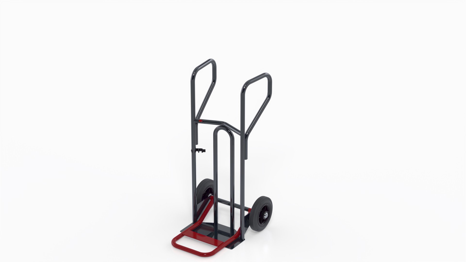 Diable ? poign?es ferm?es et bavette repliable - 400 kg