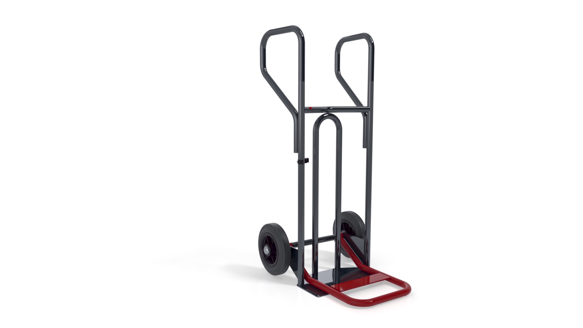 Diable ? poign?es ferm?es et bavette repliable - 400 kg