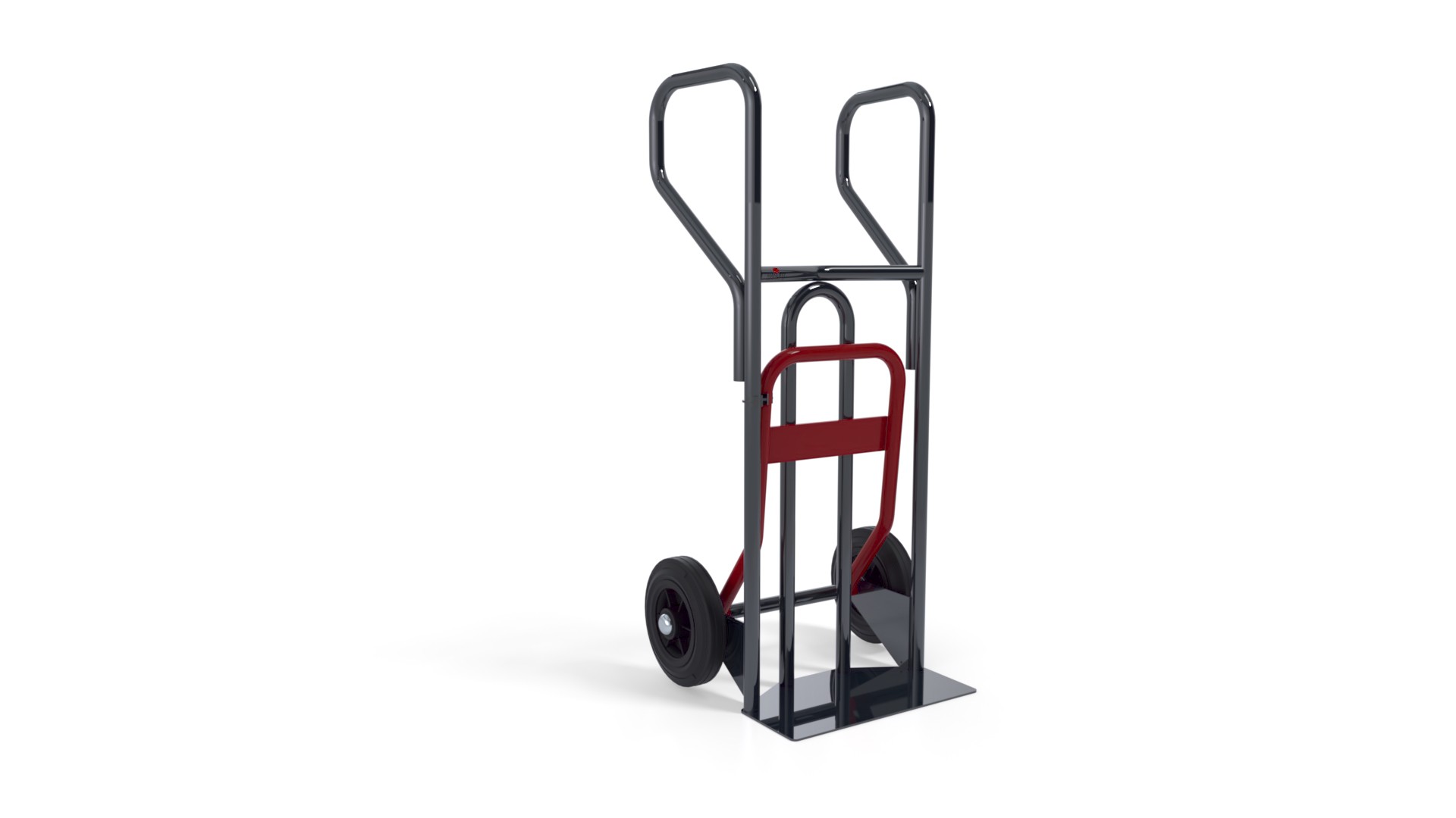 Diable ? poign?es ferm?es et bavette repliable - 400 kg