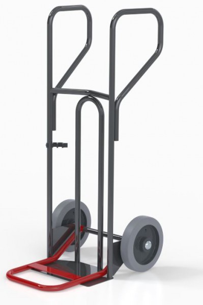 Diable ? poign?es ferm?es et bavette repliable - 400 kg