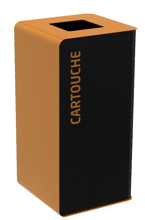 Borne de tri sélectif grise 40L CUBATRI - ROSSIGNOL