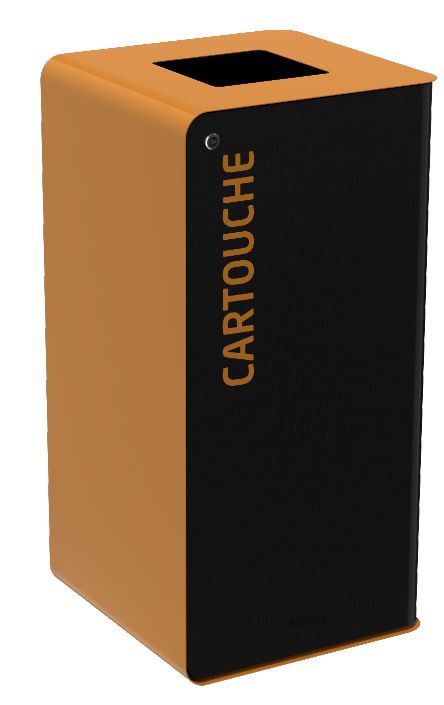 Borne de tri sélectif grise 40L CUBATRI - ROSSIGNOL