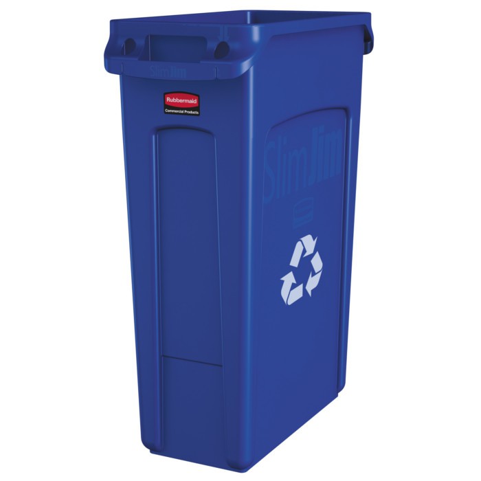 Collecteur Slim Jim Rubbermaid 87 litres