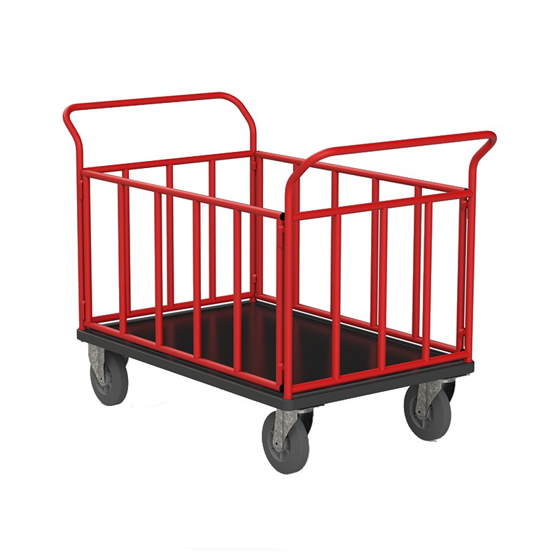 Chariots 4 c?t?s tubulaires - 500 kg