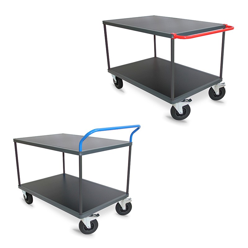 Servante 2 plateaux bois - 300 et 500 kg