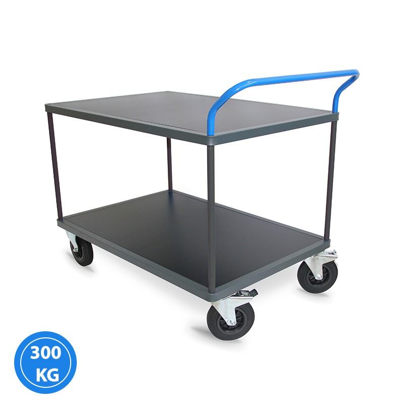 Servante 2 plateaux bois - 300 et 500 kg