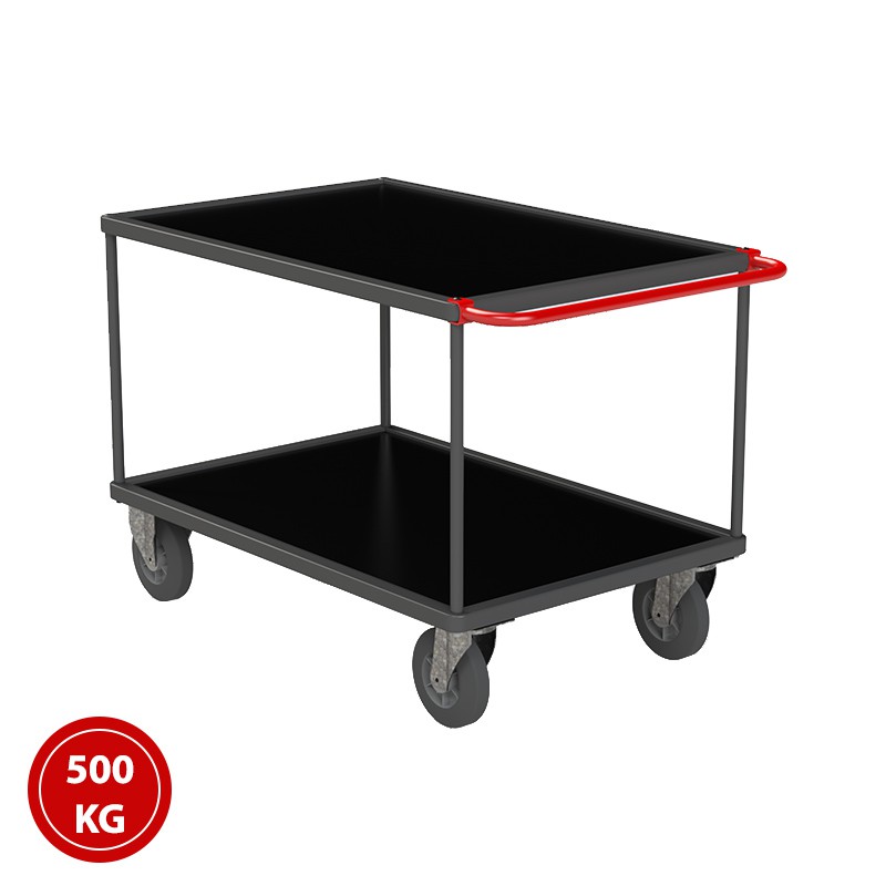 Servante 2 plateaux toles - 300 et 500 kg