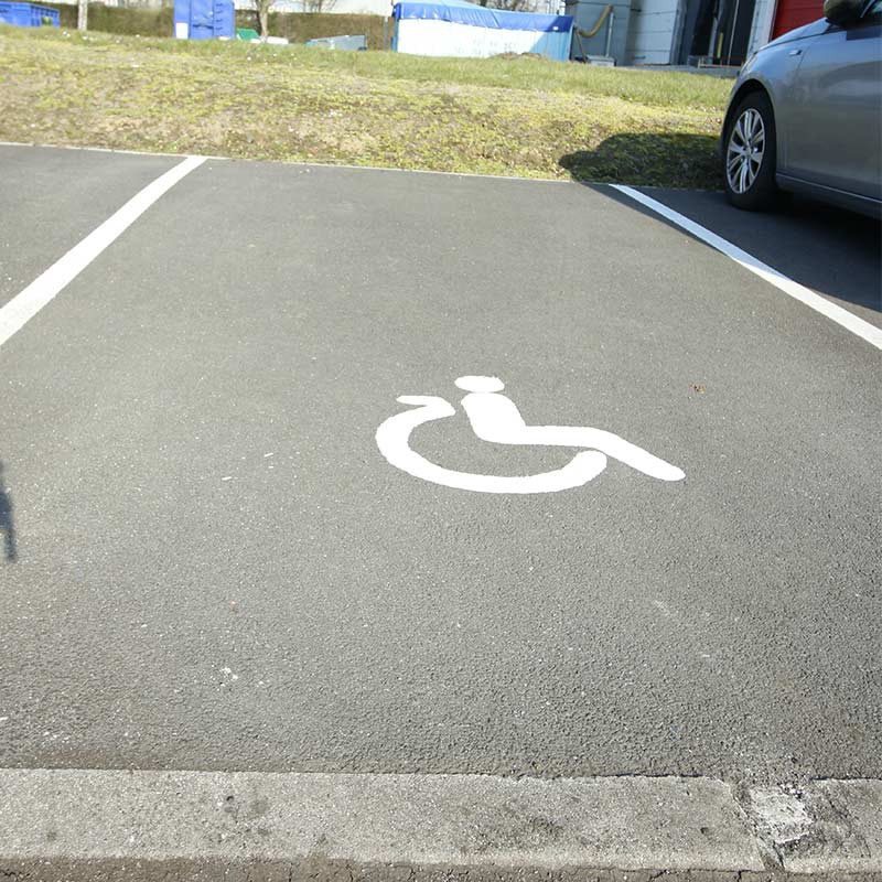 Pochoir Place personne mobilité réduite (PMR)