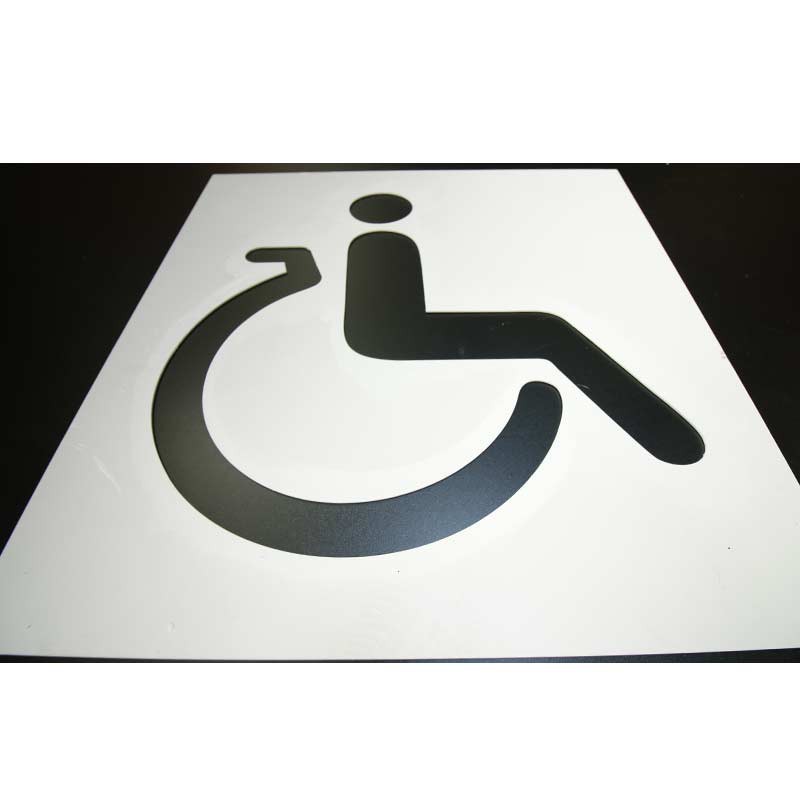 Pochoir Place personne mobilité réduite (PMR)