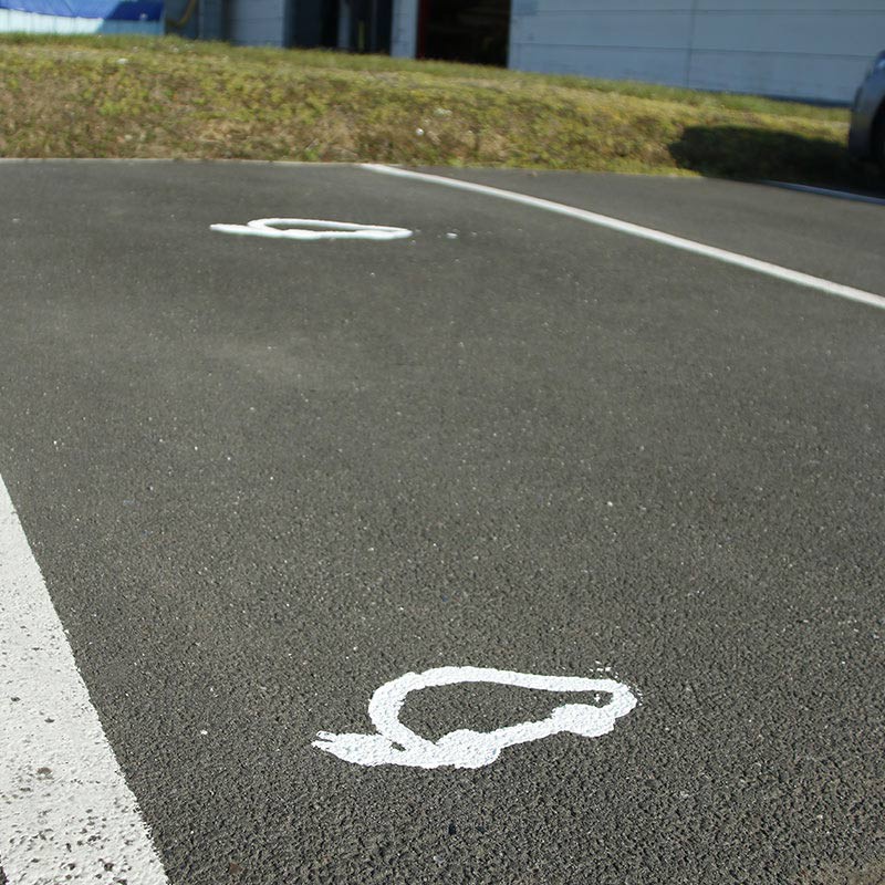 Pochoirs pour voiture électrique