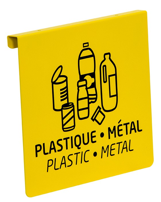 Plaque signaletique pour support sac TUBAG