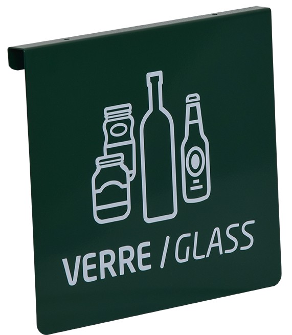 Plaque signaletique pour support sac TUBAG