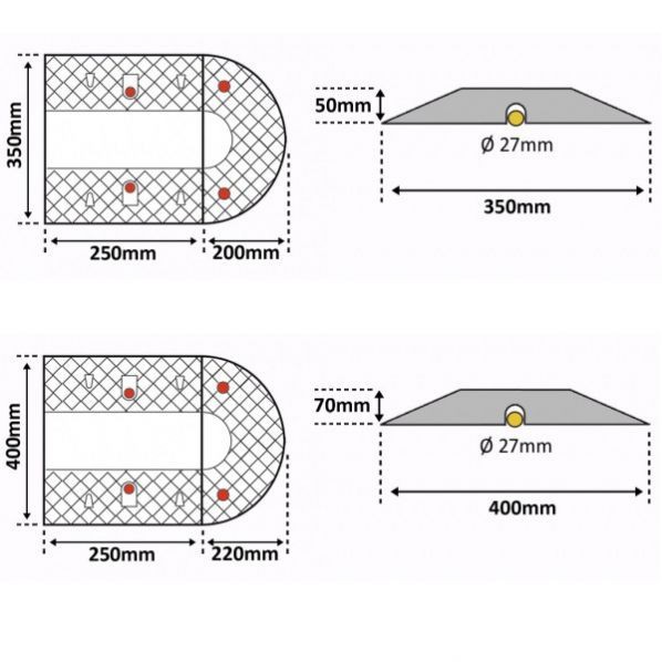 Ralentisseur modulaire 20 tonnes