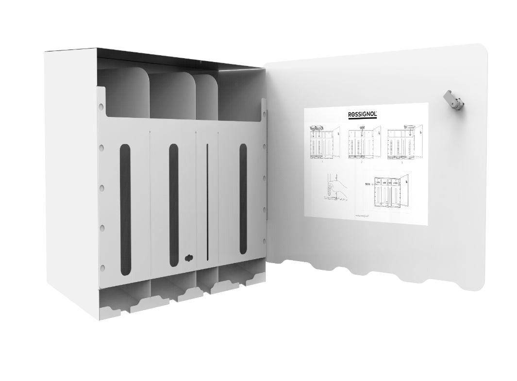 GAIA Distributeur de protections périodiques Blanc