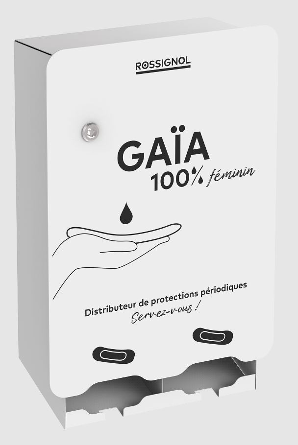 GAIA Distributeur de protections périodiques Blanc
