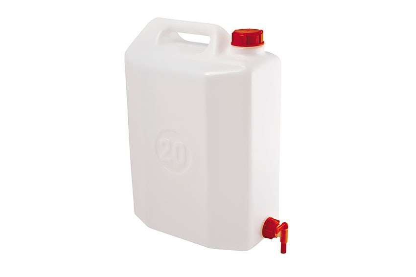 Jerrycan à robinet de vidange