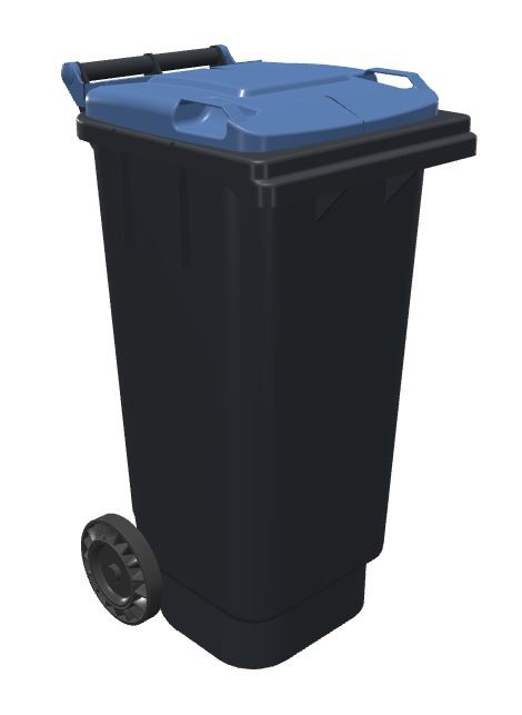 Conteneur poubelle bicolore SULO - 80 litres